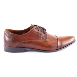 JR Sapatos formais masculinos 197 marrons castanho