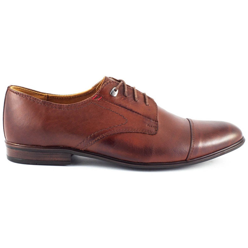 Olivier Sapatos formais masculinos 301GT marrom castanho