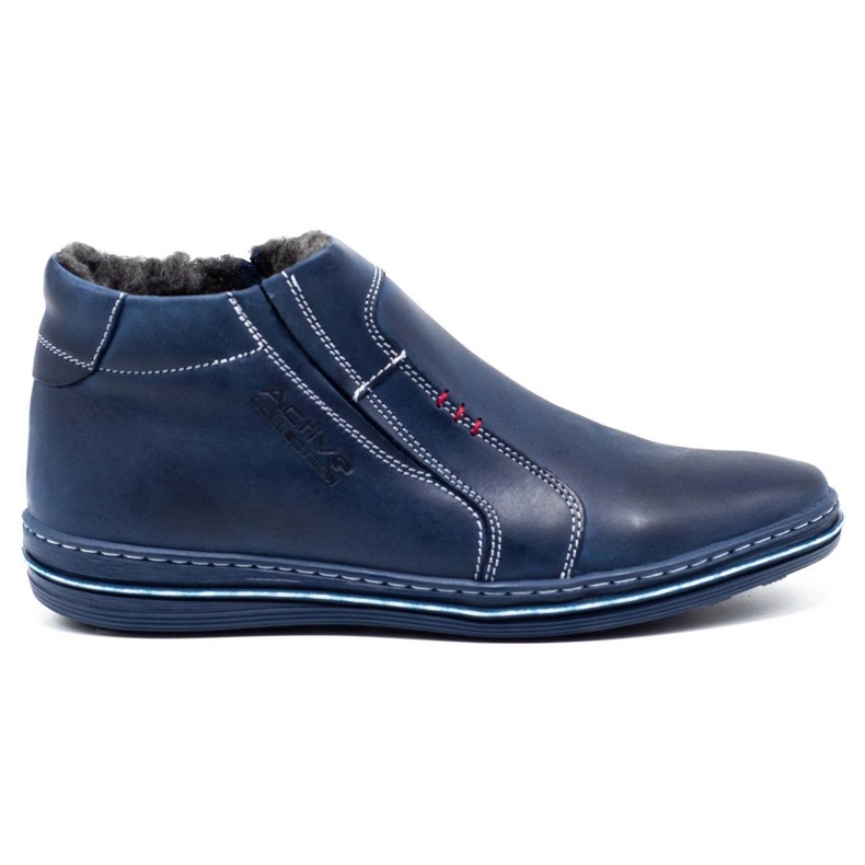 Polbut Sapatos de inverno masculino 381 azul marinho