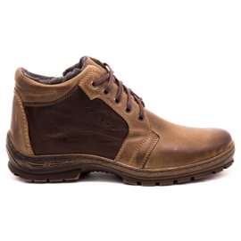 Polbut Sapatos de inverno masculinos K9s marrons marrom