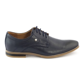 Sapatos formais masculinos 579 azul marinho azul-marinho