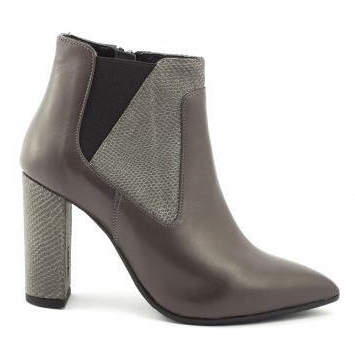 Lizard Botas femininas Lagarto 04429 marrom azul marinho