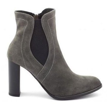 Lizard Botas femininas Lagarto 04432 cinza escuro