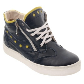 Polbut Sapatos femininos tênis D3 / C azul marinho azul-marinho