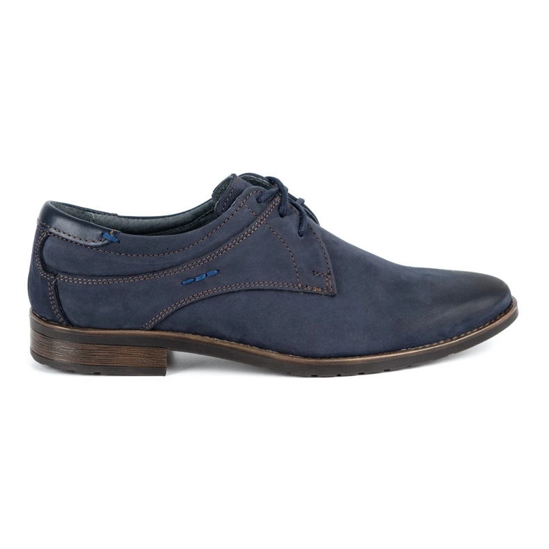 KOMODO Sapatos masculinos elegantes 877 azul marinho