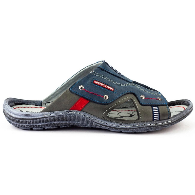 Chinelos masculinos 334GT azul marinho