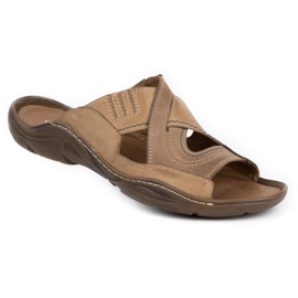 Mario Pala Chinelos masculinos marrons 400 marrom