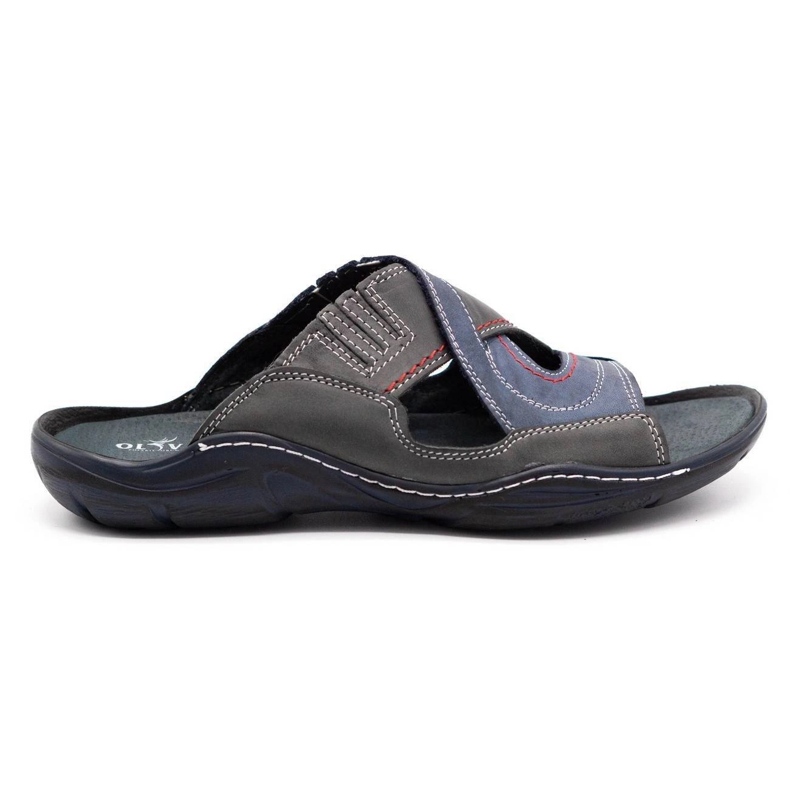 Mario Pala Chinelos masculinos 400 azul marinho