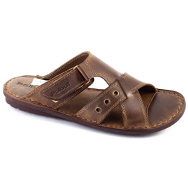 Polbut Chinelos masculinos SA05 castanhos