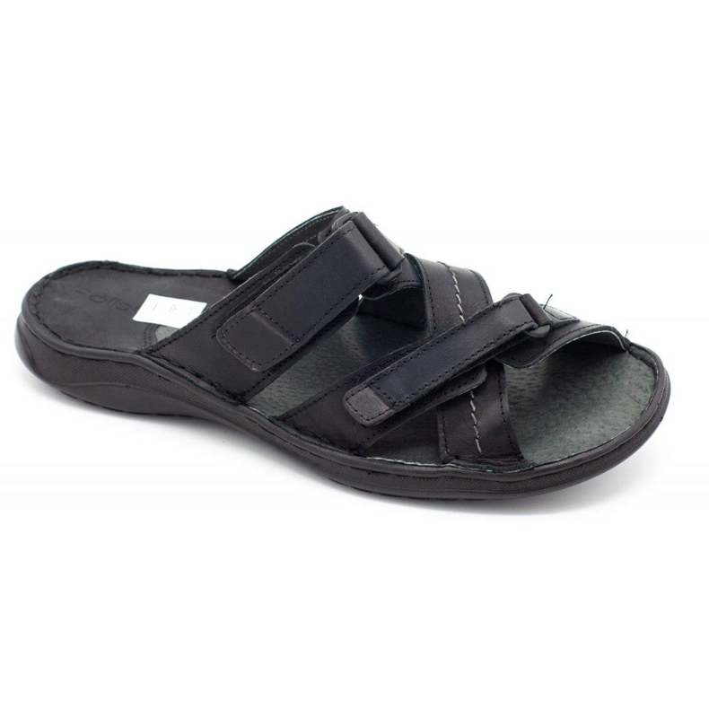 Polbut Chinelos masculinos pretos SA06