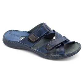 Polbut Chinelos masculinos SA06 azul marinho azul-marinho