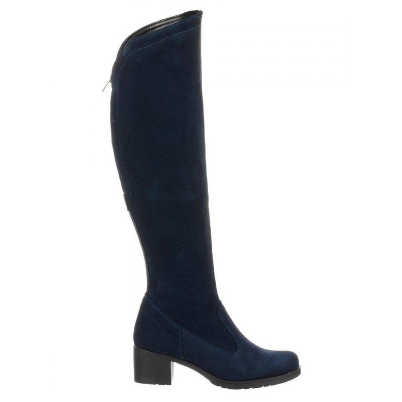 Olivier Botas quentes Agnes azul marinho