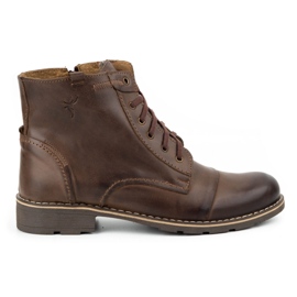 Mario Pala Botas de neve marrons masculinas 312 castanho