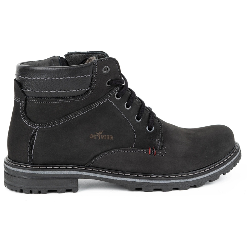ABIS Sapatos masculinos quentes 197 nobuck preto