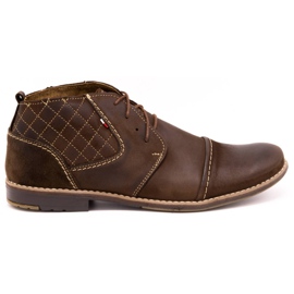 Olivier Sapatos acolchoados masculinos 254 marrons marrom