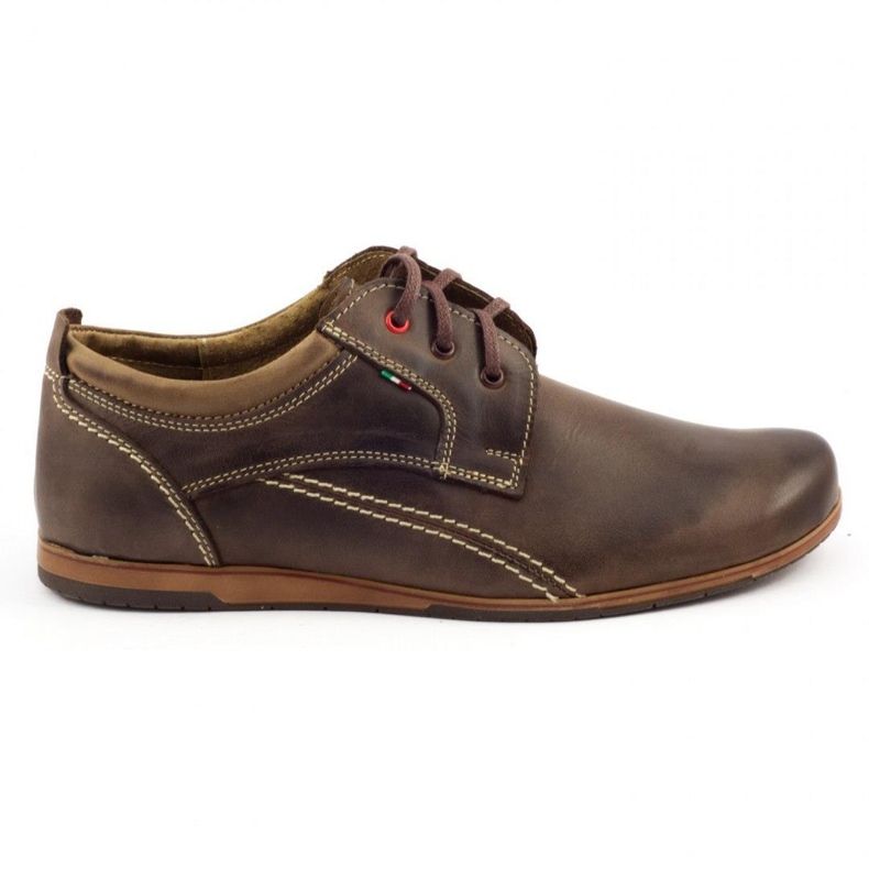 Olivier Sapatos masculinos 287GT marrom castanho