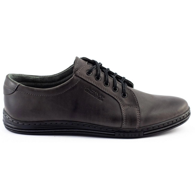 Polbut Sapatos masculinos 320 cinza