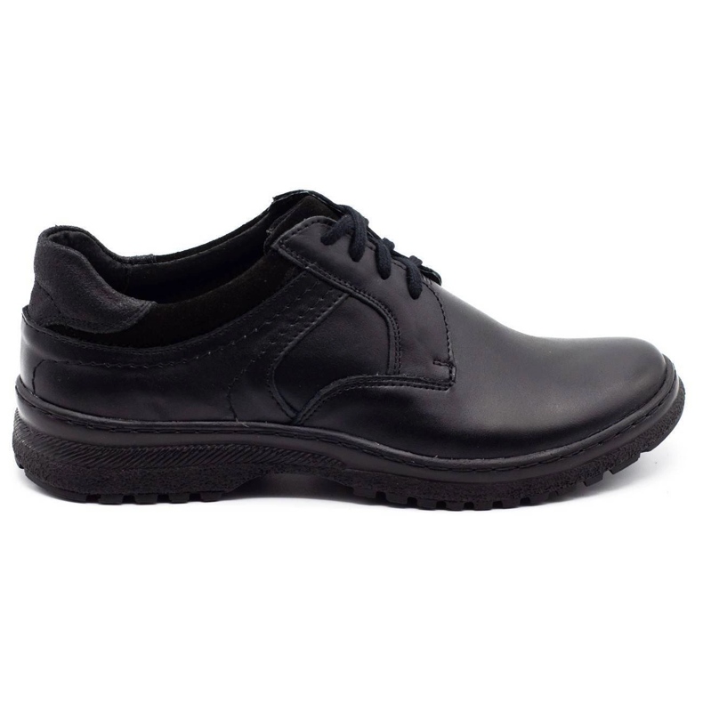KOMODO Sapatos masculinos negros 835 preto