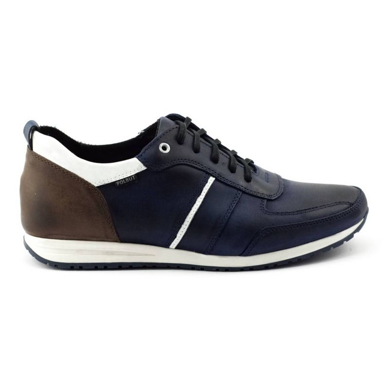 Polbut Sapatos masculinos C21 azul marinho