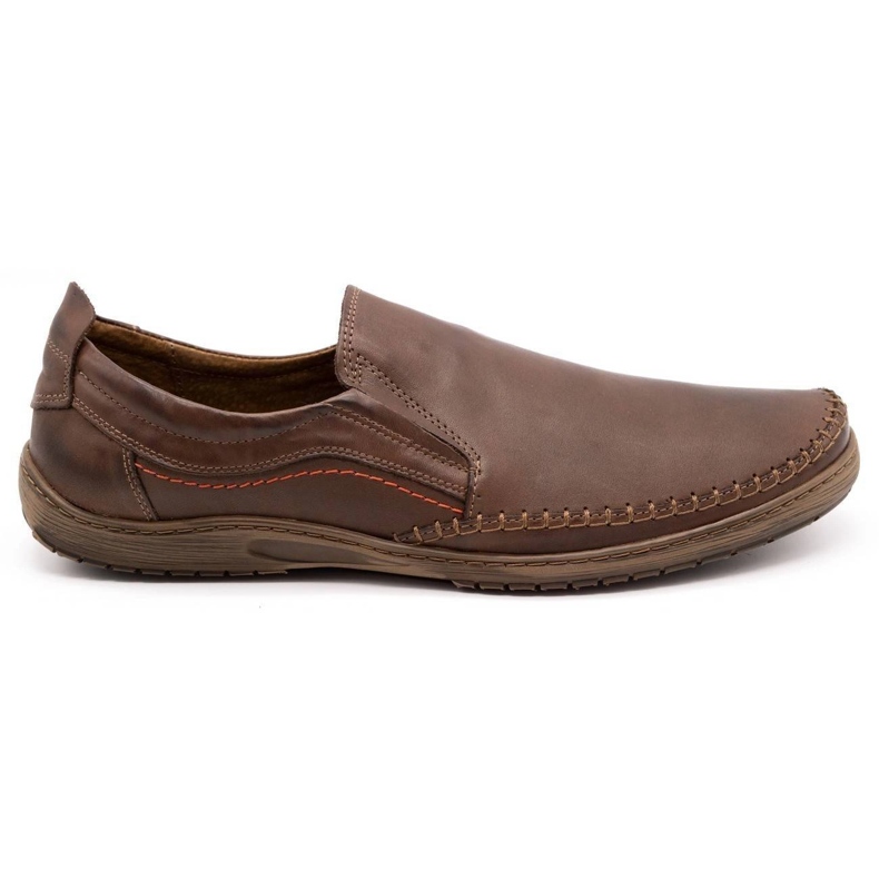 Mario Pala Mocassins Brogues Masculinos 531 Castanhos