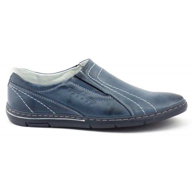 Polbut Sapatos masculinos deslizantes K5 azul marinho