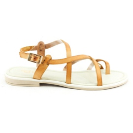 Dolce Pietro Sandálias marrons 2095 marrom