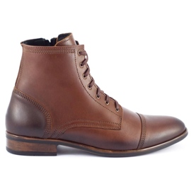 KENT Botas Chelsea de inverno 287D Brown marrom