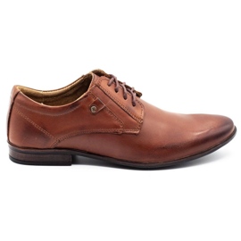 KOMODO Sapatos masculinos formais 850 marrons marrom