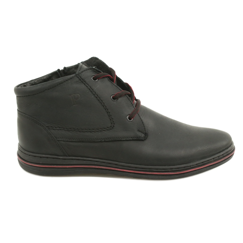 Polbut Botas femininas com isolamento de inverno 339 pretas preto