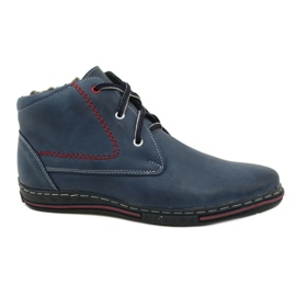 Polbut 339 botas de inverno masculinas azul marinho
