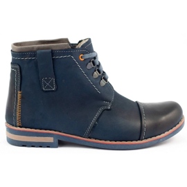 Olivier Sapatos de inverno masculino botas de neve 120 azul marinho
