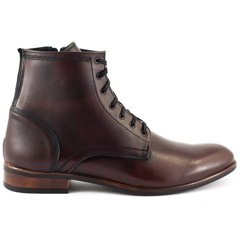 Olivier Botas masculinas de couro Chelsea 287 Św kabir castanho
