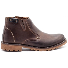 Mario Pala Botas marrom escuro 815 castanho Mario Pala Botas marrom escuro 815 castanho
