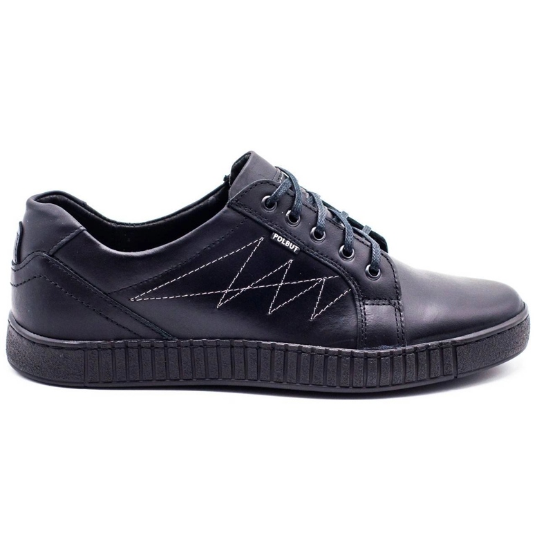 Polbut Sapatos masculinos casuais J66 pretos com prata multicolorido Polbut Sapatos masculinos casuais J66 pretos com prata multicolorido