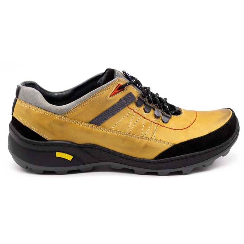 Olivier Sapatos de trekking masculinos 274GT amarelos