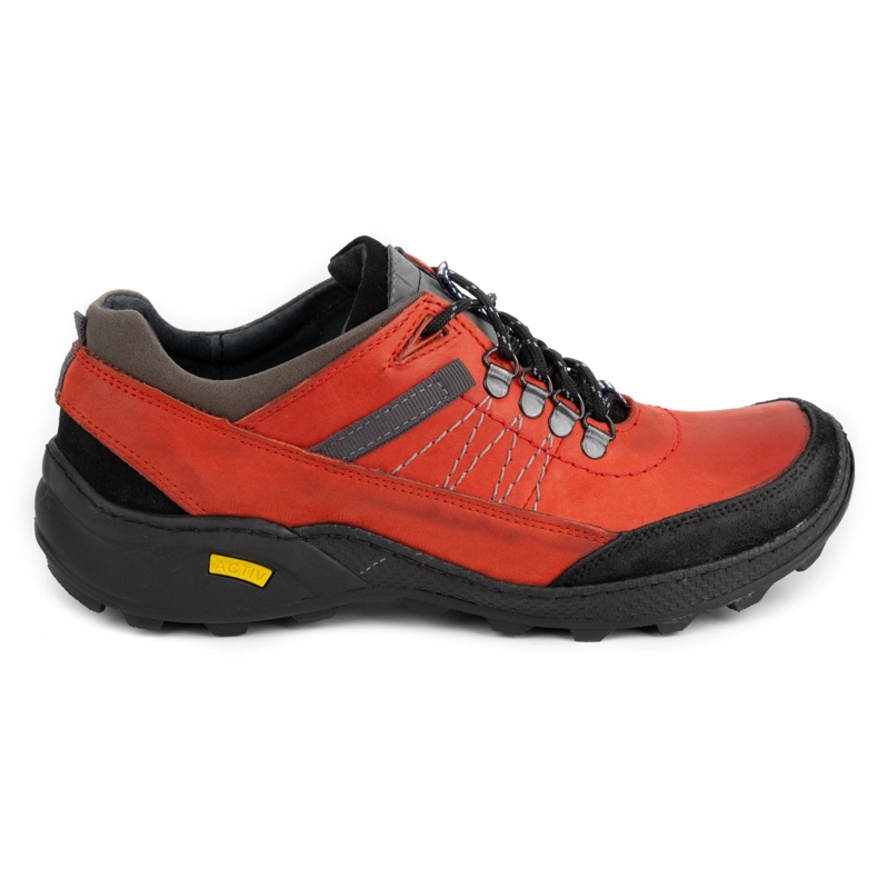 Olivier Tênis masculino de trekking 274GT vermelho