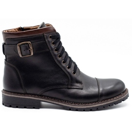 Mario Pala Botas de neve pretas de 910 MP masculinas preto