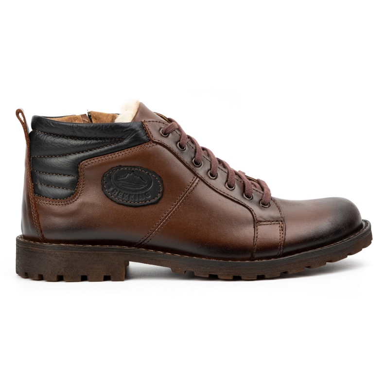 Mario Pala Botas de inverno masculinas marrons de 865 MP castanho