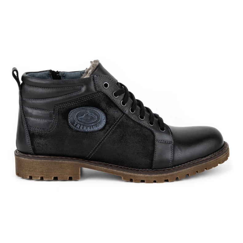 Mario Pala Botas de inverno masculinas negras de 865 MP preto