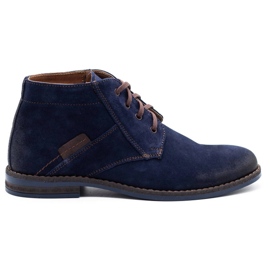 Olivier Botas masculinas Jodhpur 605 azul marinho Olivier Botas masculinas Jodhpur 605 azul marinho