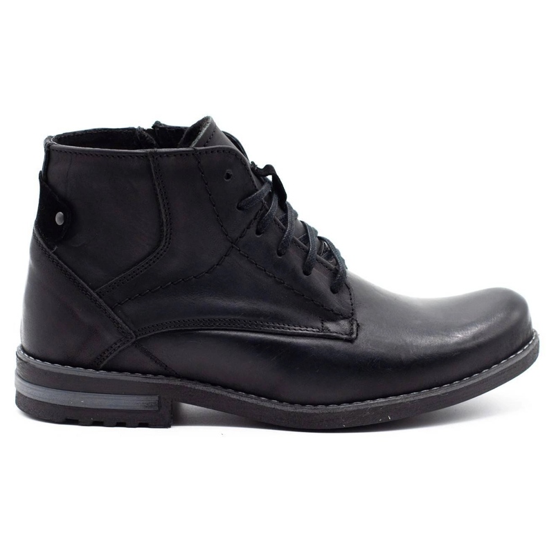 KOMODO Botas de inverno masculinas negras 731K preto