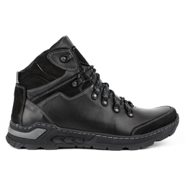 KENT Botas de inverno masculinas negras 514 preto KENT Botas de inverno masculinas negras 514 preto
