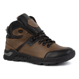 KENT Sapatos de inverno masculinos 514 marrons marrom