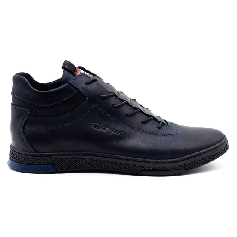Polbut Sapatos de inverno masculino K26F azul marinho