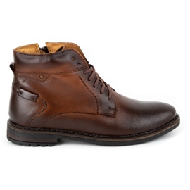 Joker Sapatos masculinos de inverno 705J marrons marrom