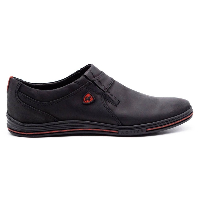 Polbut Couro Brogues Masculino 362 Preto