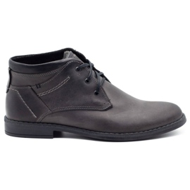 Polbut Sapatos isolados cinza masculinos J38S