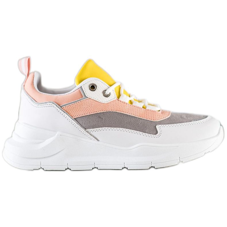 SHELOVET Tênis elegantes atados multicolorido