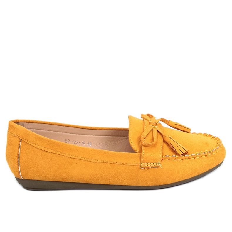 BM Mocassins de mel feminino XR-1R2 amarelo