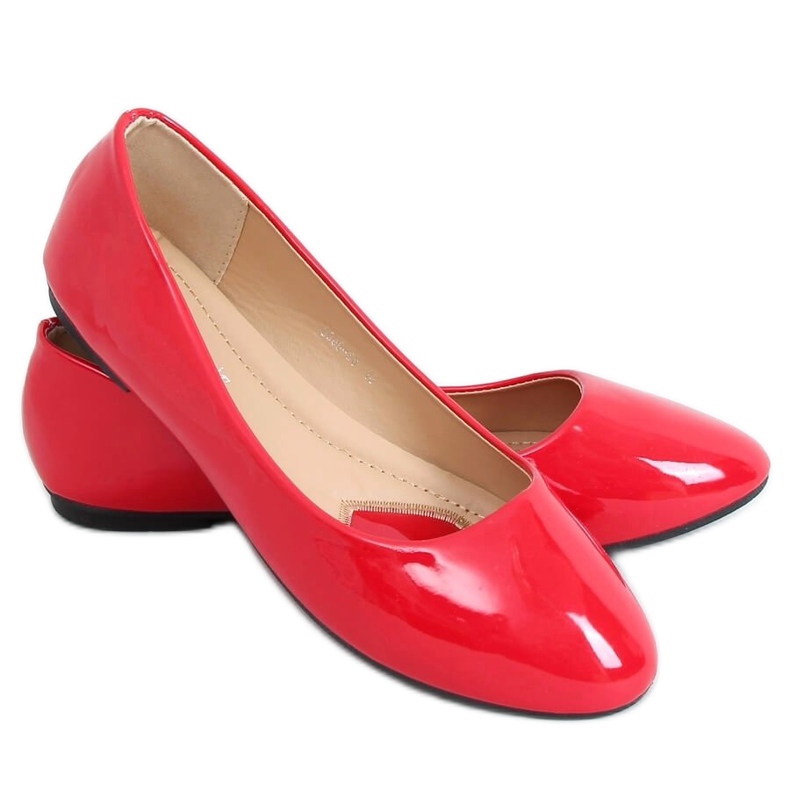 Bailarinas lacadas a vermelho 9988-60 Vermelho